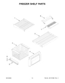 Freezer shelf parts