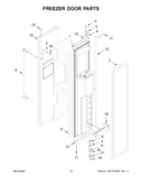 Freezer door parts