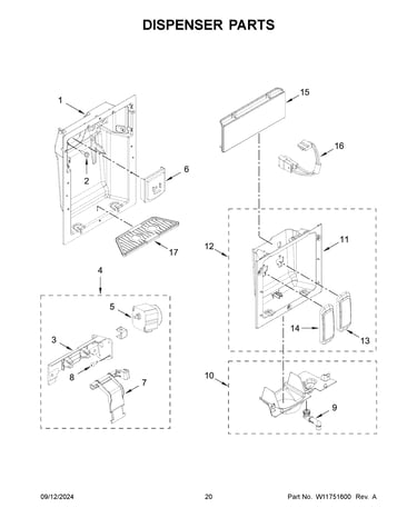 Dispenser parts