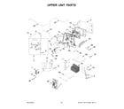 KitchenAid KBSD708MBS01 upper unit parts diagram