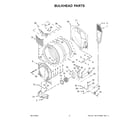 Whirlpool WGD5720RW0 bulkhead parts diagram