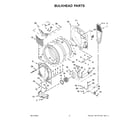 Whirlpool WGD6720RW0 bulkhead parts diagram