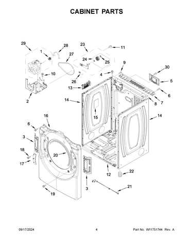 Cabinet parts