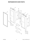 Refrigerator door parts