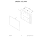 Jenn-Air JFFCF72DKM01 freezer door parts diagram