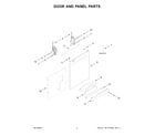 Maytag MDB9959SKZ3 door and panel parts diagram