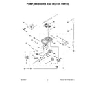 Maytag MDB9959SKZ3 pump, washarm and motor parts diagram