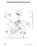 Pump, washarm and motor parts