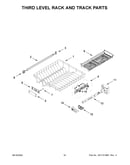 Third level rack and track parts