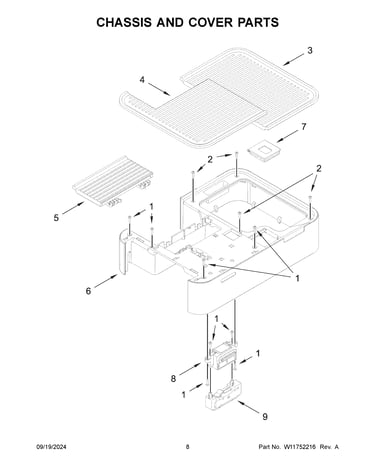 Chassis and cover parts
