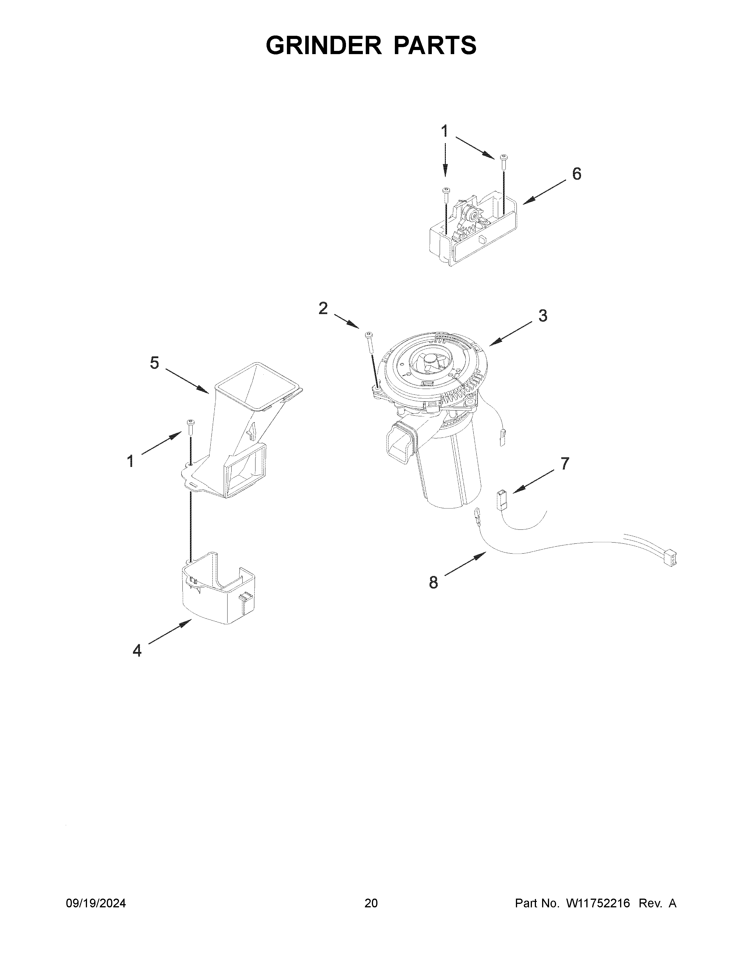 GRINDER PARTS