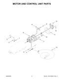Motor and control unit parts