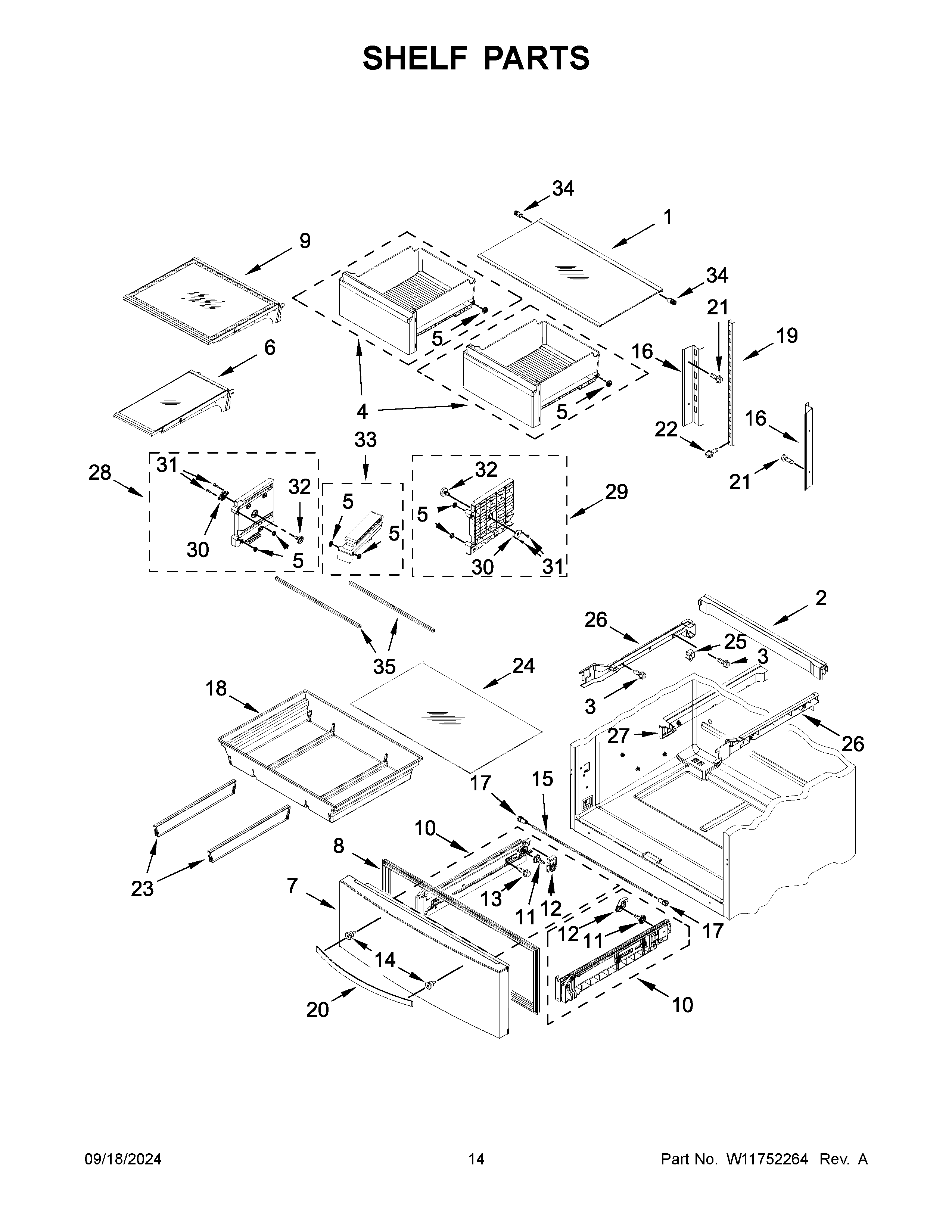 SHELF PARTS