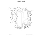 KitchenAid KBFN506ESS06 cabinet parts diagram