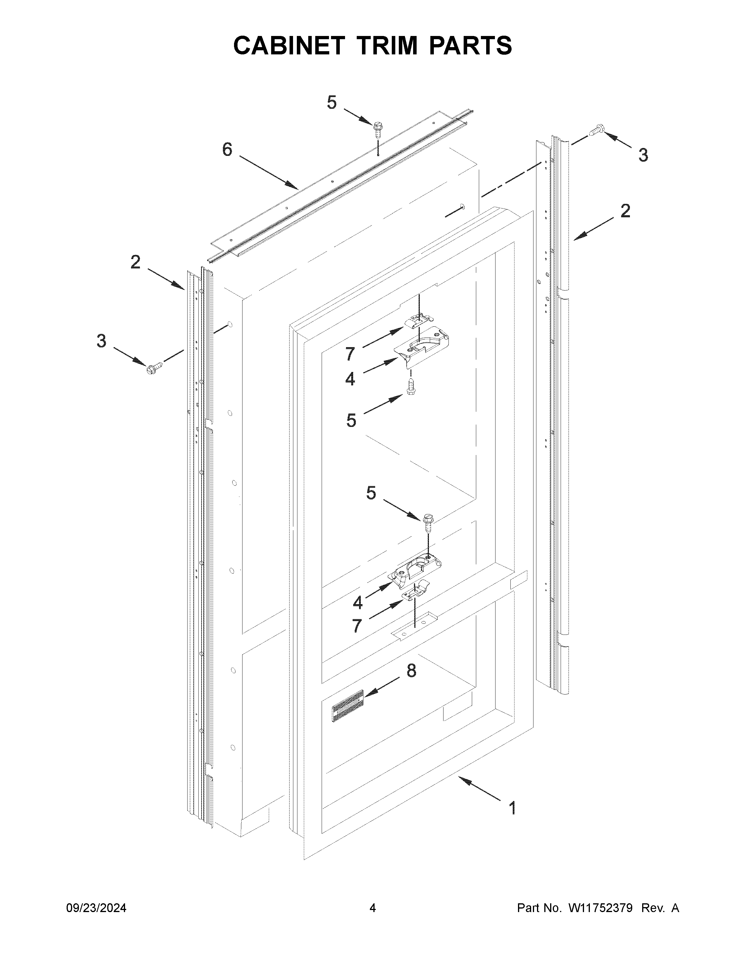 CABINET TRIM PARTS