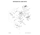 KitchenAid KBFN506ESS06 refrigerator liner parts diagram