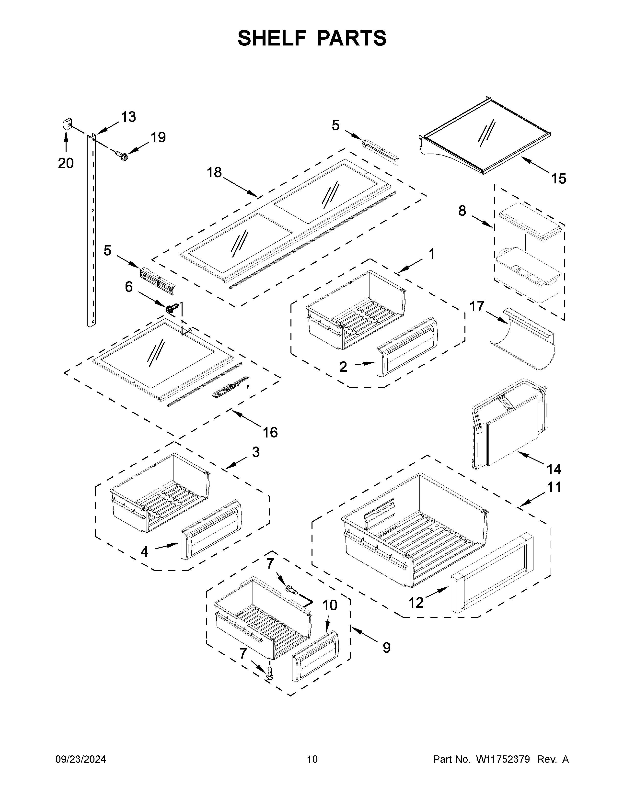 SHELF PARTS