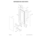 KitchenAid KBFN506ESS06 refrigerator door parts diagram