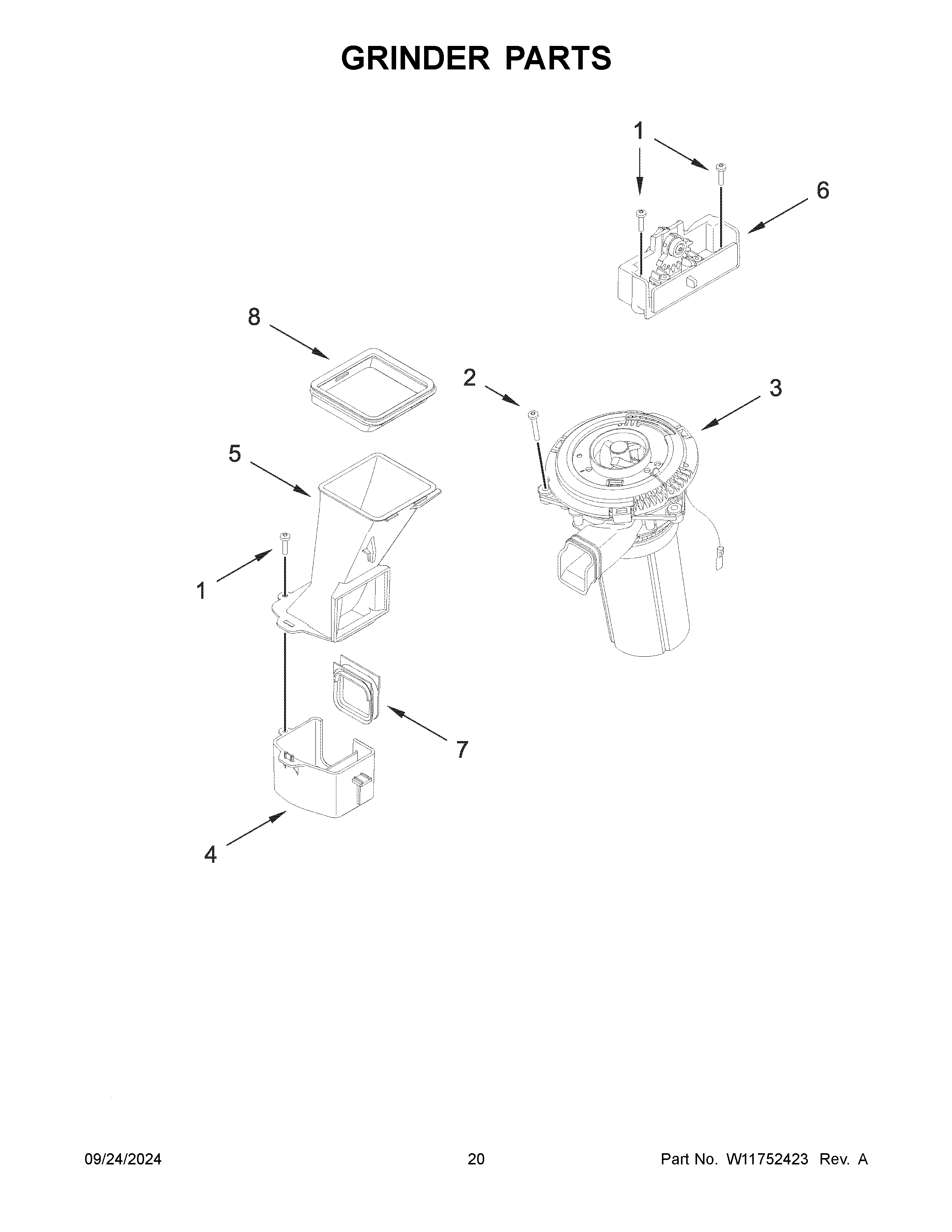 Grinder parts