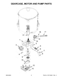 Gearcase, motor and pump parts