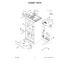 Whirlpool WRMF7736PV01 cabinet parts diagram