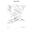 Whirlpool WRMF7736PV01 shelf parts diagram