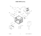 KitchenAid KFGC558JPA07 oven parts (30 in) diagram