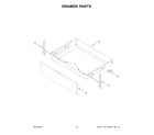 Whirlpool WFES5030RS0 drawer parts diagram