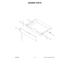 Maytag MFES4030RS0 drawer parts diagram