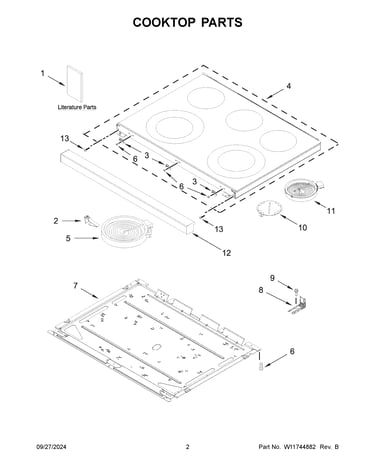 Cooktop parts