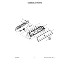 Maytag MVW6200KW4 console parts diagram