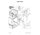 Whirlpool WRT518SZKV03 liner parts diagram