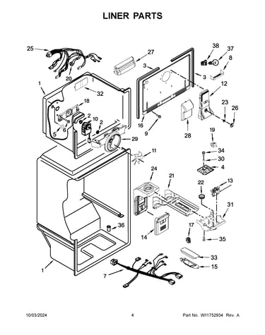 Liner parts