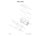 Whirlpool WRQC7836RZ00 shelf parts diagram