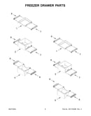 Freezer drawer parts