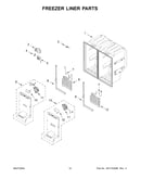 Freezer liner parts