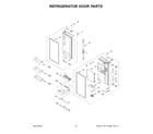 Whirlpool WRQC7836RZ00 refrigerator door parts diagram