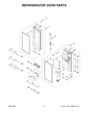 Refrigerator door parts