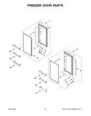 Freezer door parts