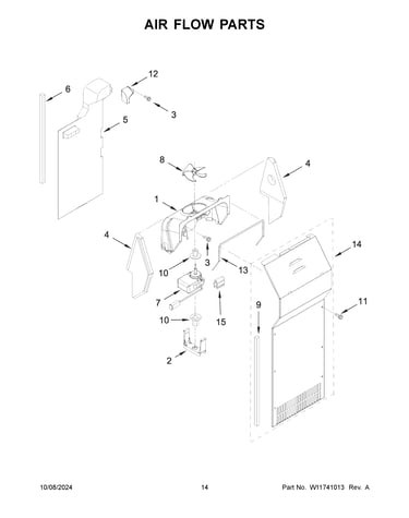Air flow parts