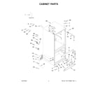 Maytag MFW2055FRZ06 cabinet parts diagram