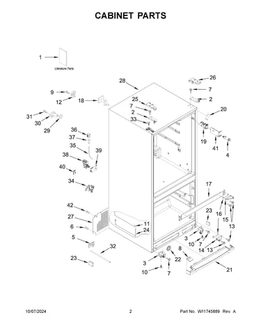 Cabinet parts
