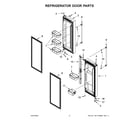 Maytag MFW2055FRZ06 refrigerator door parts diagram