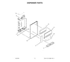 Maytag MFW2055FRZ06 dispenser parts diagram