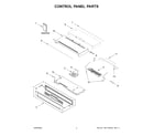 KitchenAid KOES530PPS01 control panel parts diagram