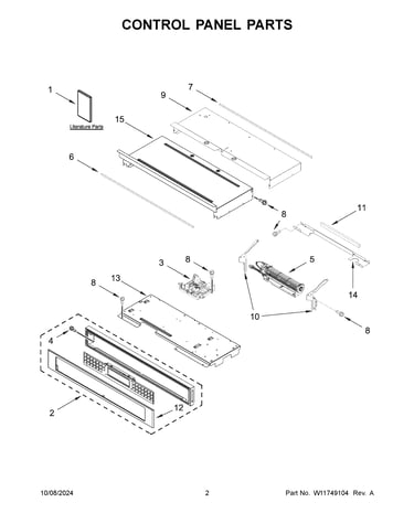 Control panel parts