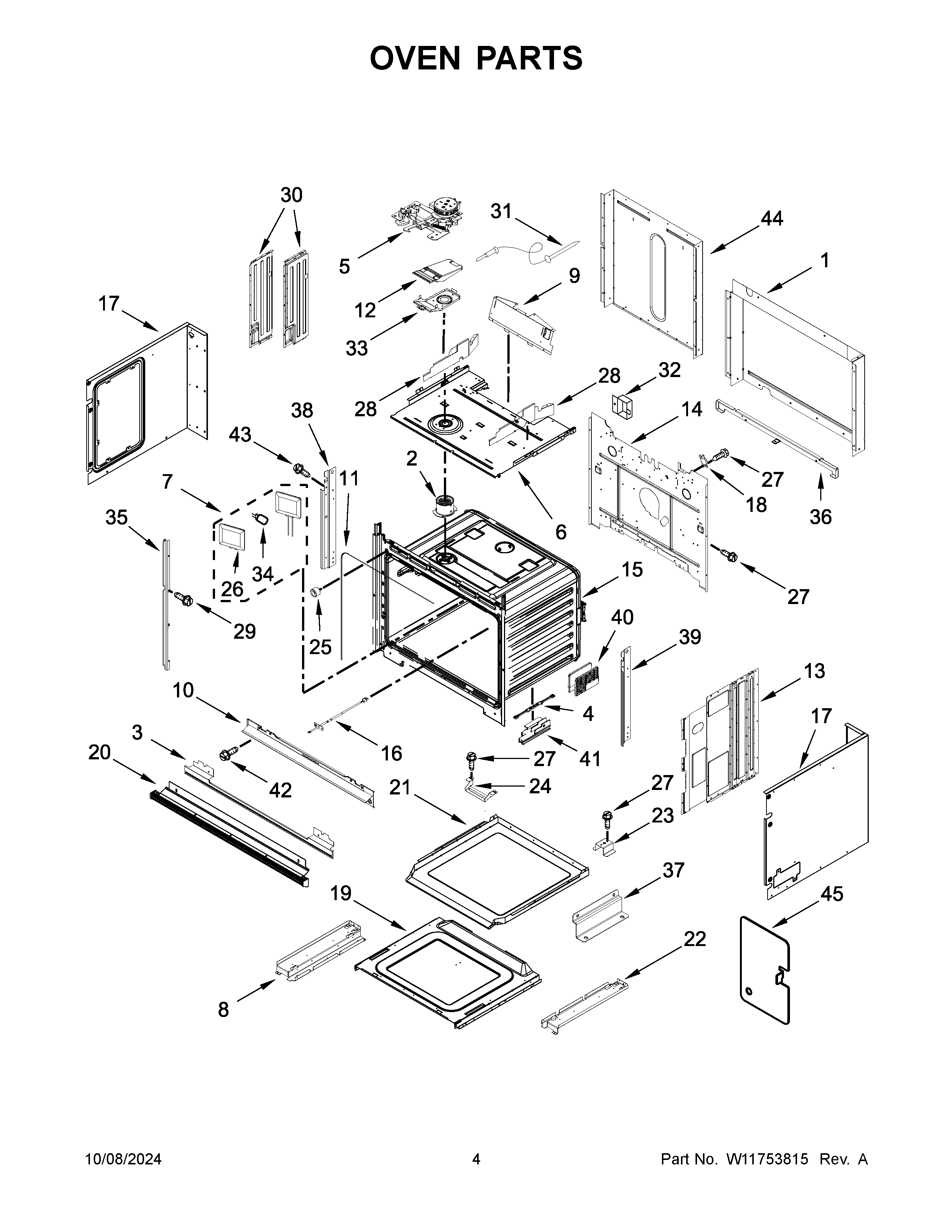 Oven parts