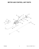 Motor and control unit parts