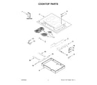 Maytag MEC8830HS01 cooktop parts diagram