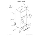 Whirlpool WRT511SZDM04 cabinet parts diagram